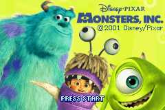 Monsters, Inc. Title Screen